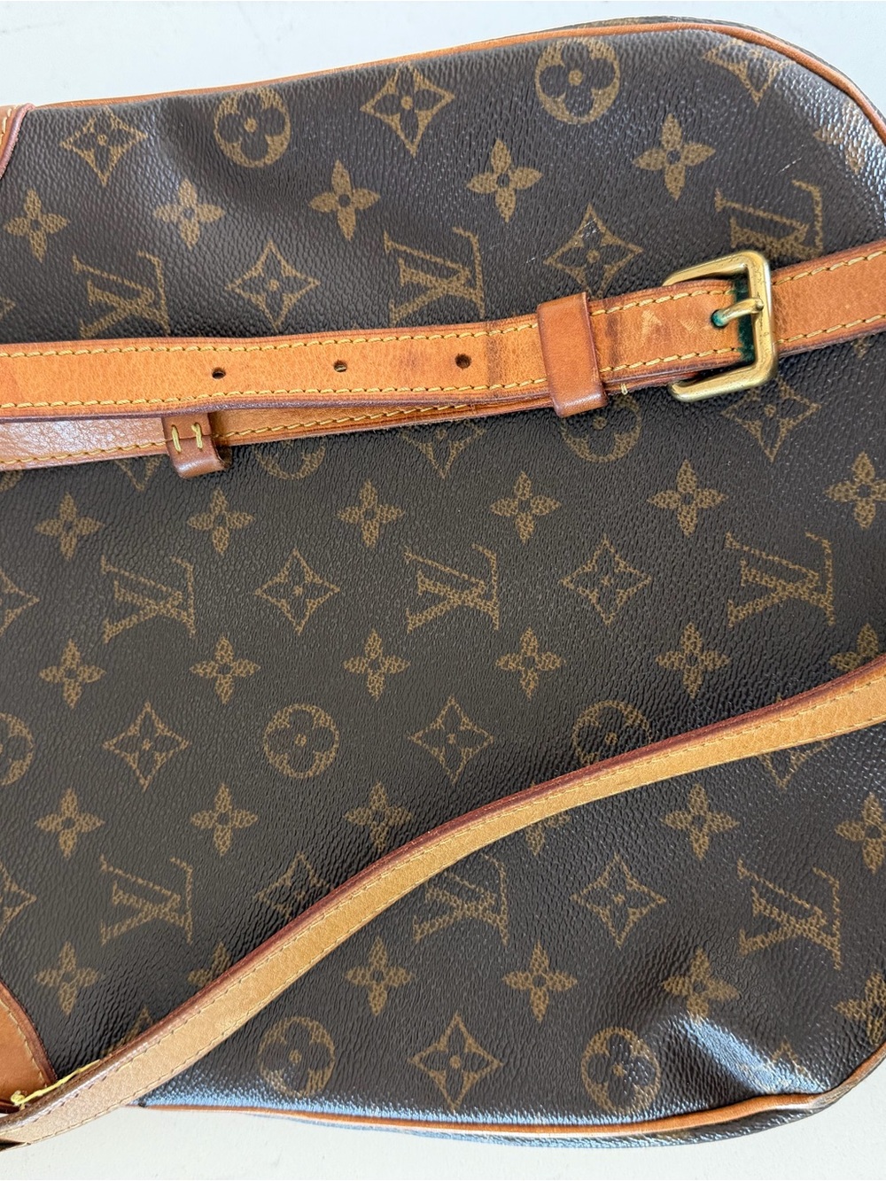 Louis Vuitton Odeon Monogram Canvas Crossbody in Brown and Tan - Picture 5 of 15